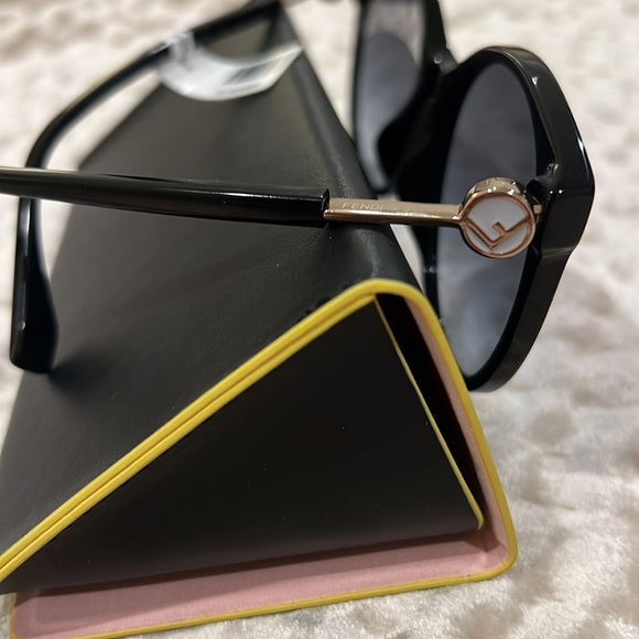 Fendi 56mm Round Sunglasses - Picture 6 of 7